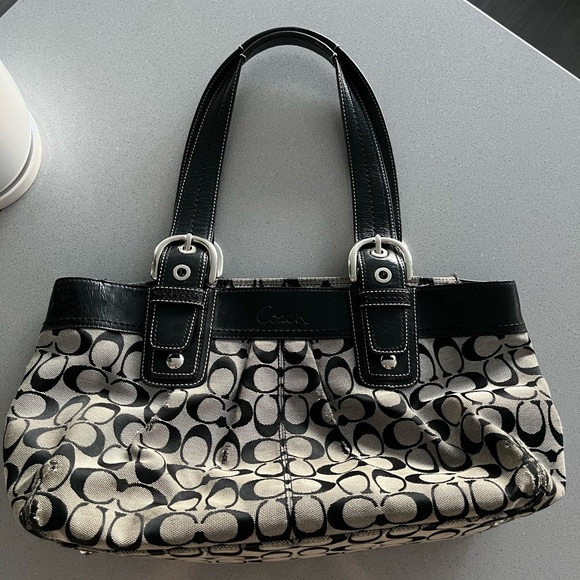 Coach Handbags - COACH| SOHO JACQUERED SIGNATURE C LOGO SHOULDER BAG